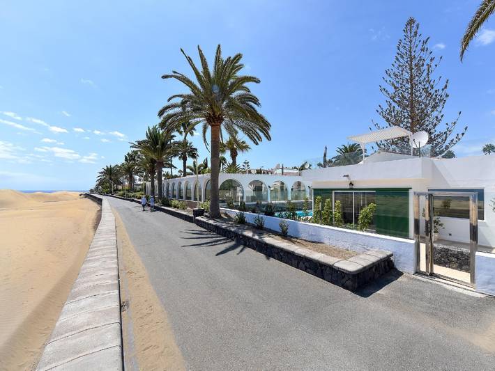 Maison de vacances pour 6 personnes, avec Vue sur l’océan et Balcon ainsi que Terrasse et Jardin à Playa del Inglés
