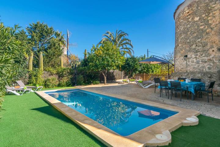 Casa rural para 8 personas, con Jardín y Piscina en Sineu - 4