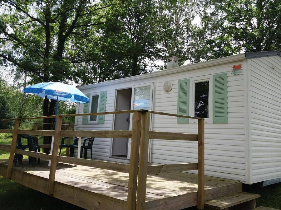 Camping la Ripole - Mobile home 4 persons - Bikini in Abjat-sur-Bandiat, Périgord-Limousin Regional Nature Park