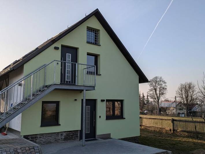 Ferienhaus für 6 Personen, mit Terrasse in Oelsnitz