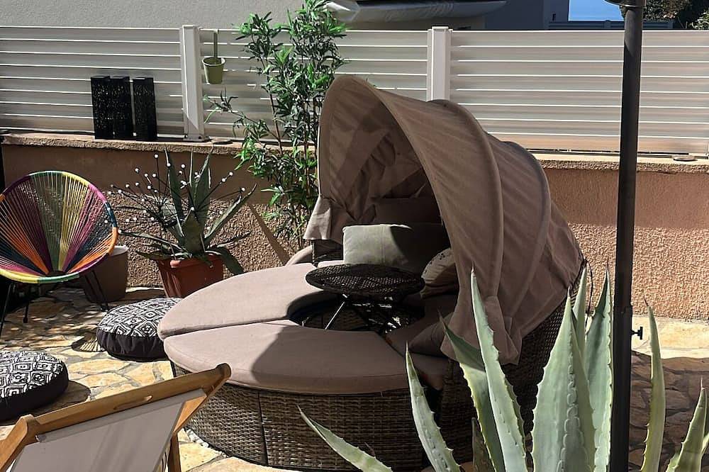 Salt&Sea Summerhouse Mandre, 30m vom Strand, Garten,Meerblick in Mandre, Pag