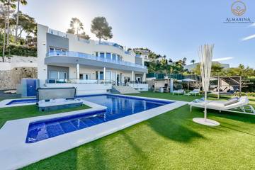 Villa für 10 Personen, mit Meerblick und Garten sowie Sauna, mit Haustier in Alicante Provinz