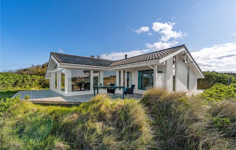 Ferienhaus mit Meerblick für 6 Personen, mit Sauna und Whirlpool sowie Terrasse in Grønhøj Strand - 3