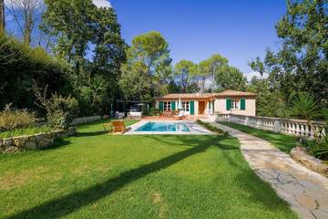 Villa pour 6 personnes, avec terrasse et jardin, animaux acceptés à Valbonne
