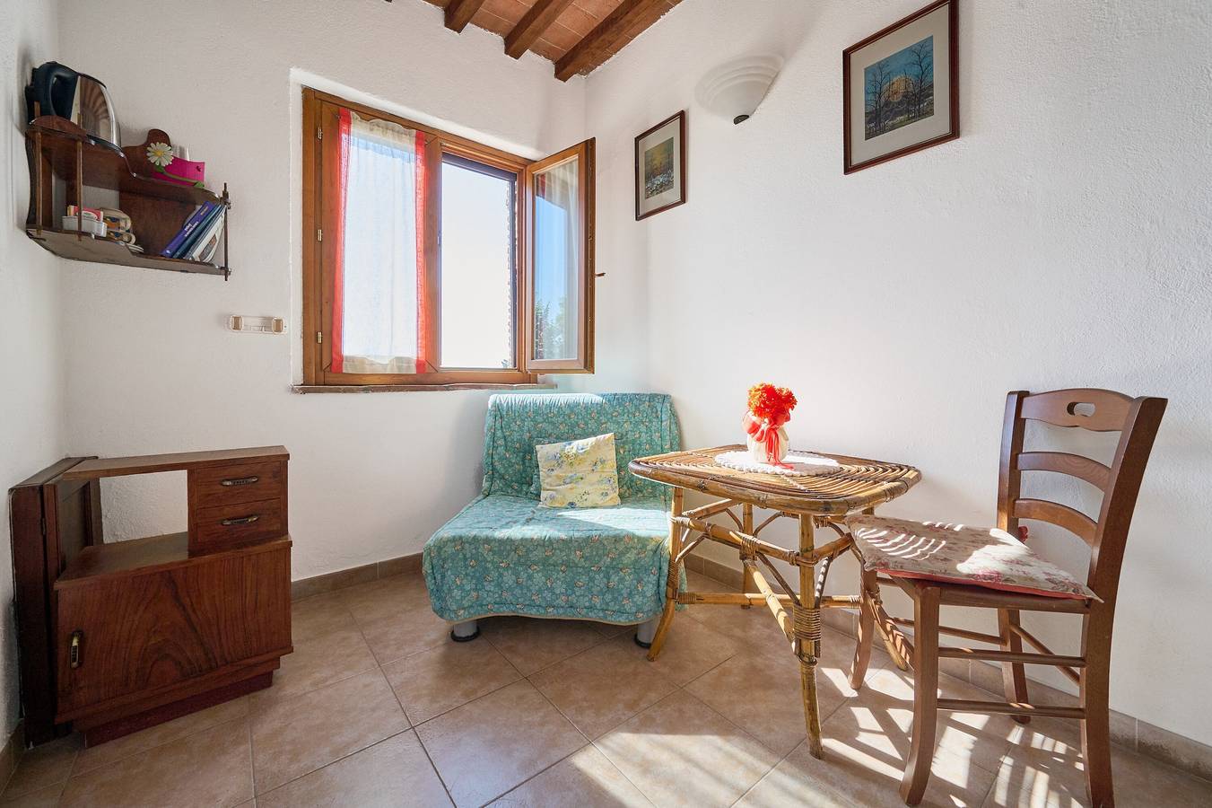 Zimmer 'Camera 1 - Campo Ruffaldo' mit Gemeinschaftspool, Wlan und Klimaanlage in Massa Marittima, Etruskische Küste