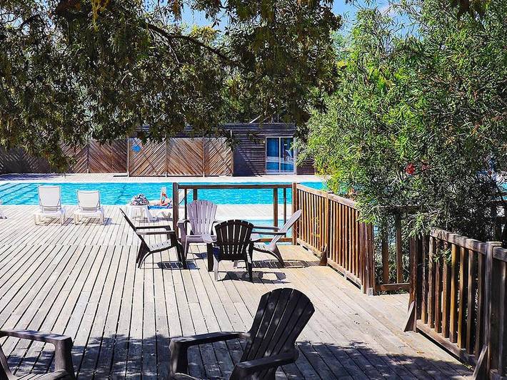 Camping San Damiano - Mobilheim 6 personen - 3 Zimmer "Déclick" 6 Pers. 32 m² ca. in Biguglia, Bastia und Umgebung