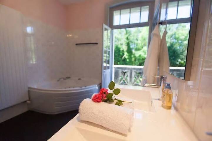 Gîte pour 12 personnes, avec piscine et jardin à Saint-Priest-les-Fougères - 4