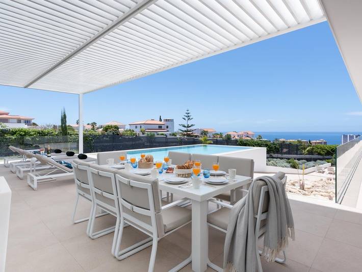 Ferienhaus für 8 Personen, mit Garten und Meerblick sowie Pool auf den Kanaren - 4