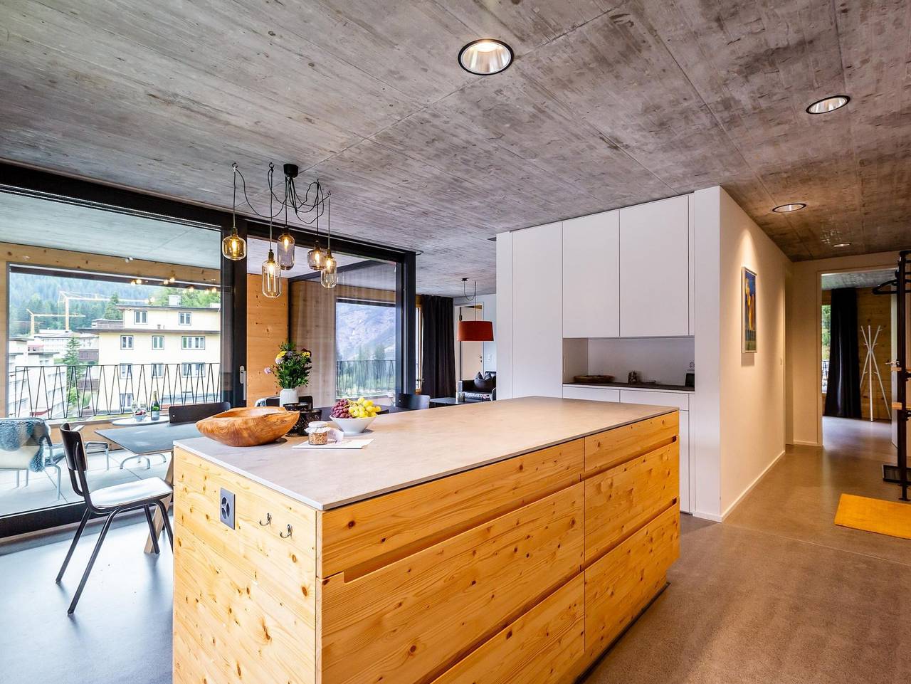 Ganze Ferienwohnung, Haus Burgermeister Wohnung Schiesshorn - Appartement/Fewo, Dusche oder Bad, Wc, 4-Bettwohnu in Arosa, Plessur Alpen