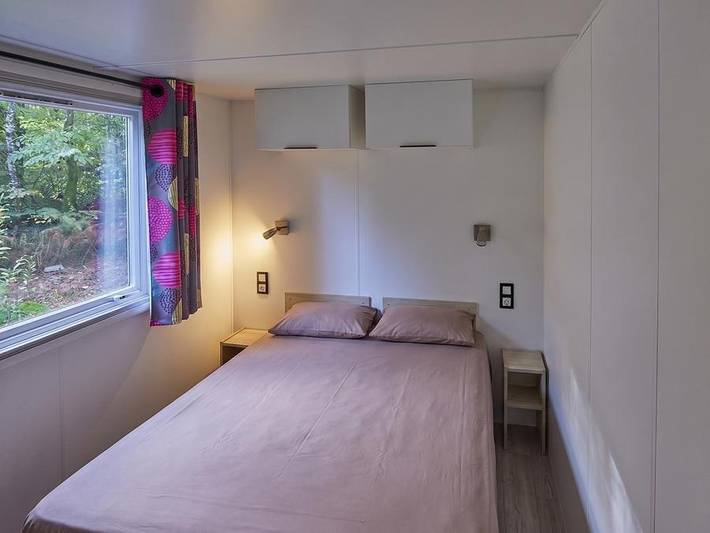 Camping Les Jardins du Morbihan - Mobilheim 4 personen - Komfort Plus - Tv - Lv in Monterblanc, Regionaler Naturpark Golfe du Morbihan