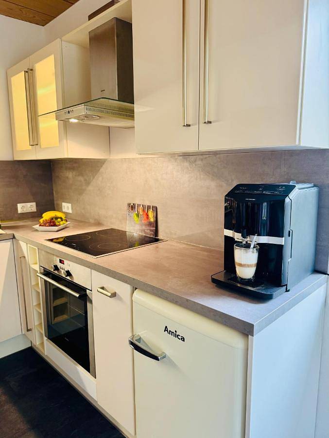 Ferienwohnung für 6 Personen, mit Terrasse und Garten sowie Sauna und Ausblick in Geyer - 4