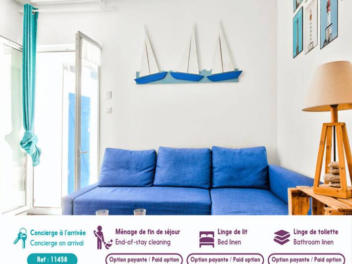 Gîte pour 5 personnes, avec terrasse, adapté aux familles dans Plage Lehan - 2