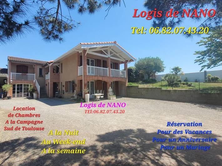 Maison d’hôte pour 4 personnes, avec Terrasse et Jardin ainsi que Piscine et Vue