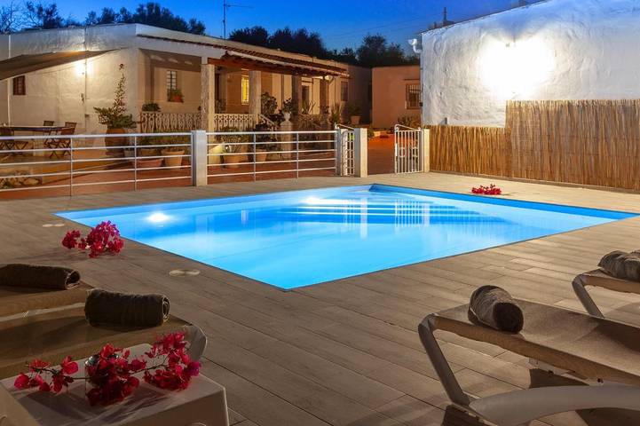 Casa rural para 12 personas, con Terraza y Jardín además de Piscina y Vistas en San Rafael de Sa Creu - 3