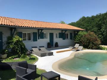 Ferienhaus mit Meerblick für 6 Personen, mit Whirlpool und Garten in Südfrankreich