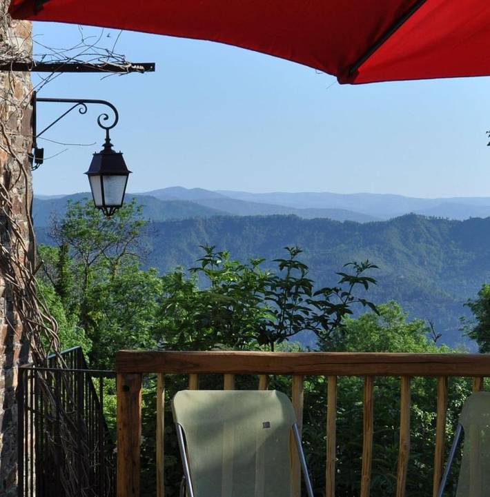 Maison de vacances pour 10 personnes, avec jardin et vue, animaux acceptés