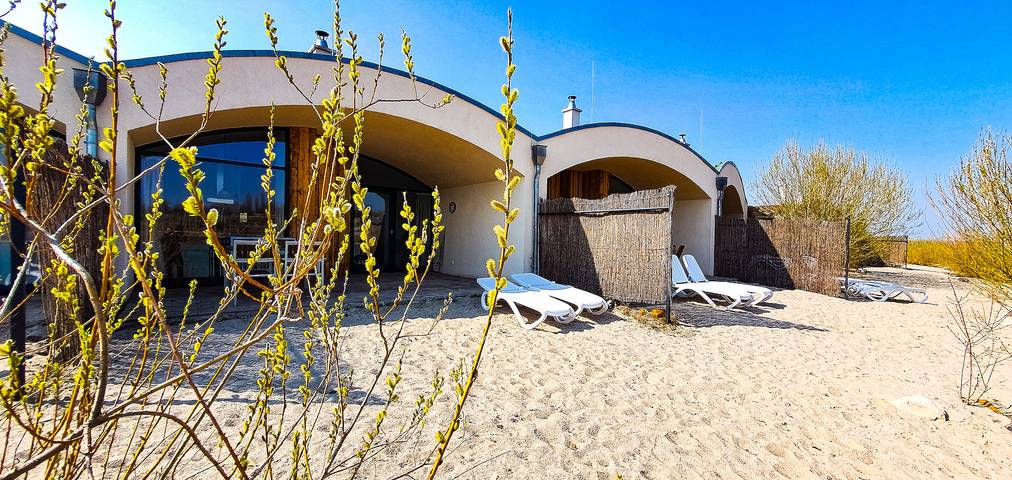 Ferienhaus für 5 Personen, mit Seeblick und Garten sowie Terrasse und Sauna in Sachsen - 4