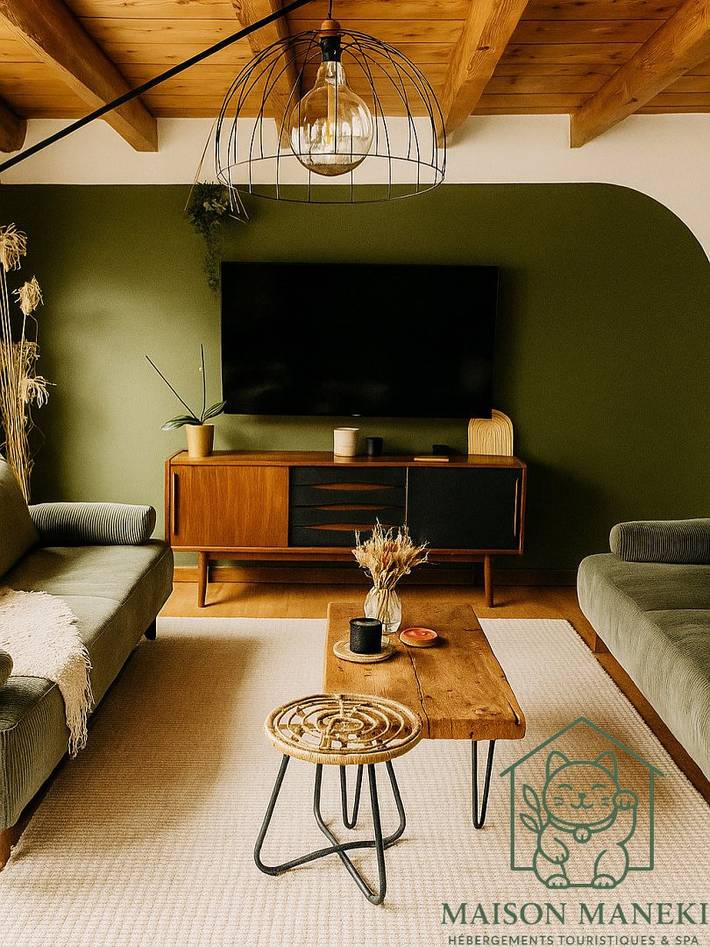 Gîte pour 14 personnes, avec jacuzzi et jardin ainsi que sauna et balcon à Lapoutroie - 2