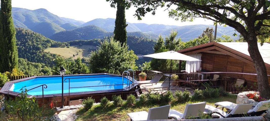 Ferienhaus für 8 Personen, mit Garten und Ausblick sowie Pool - 1