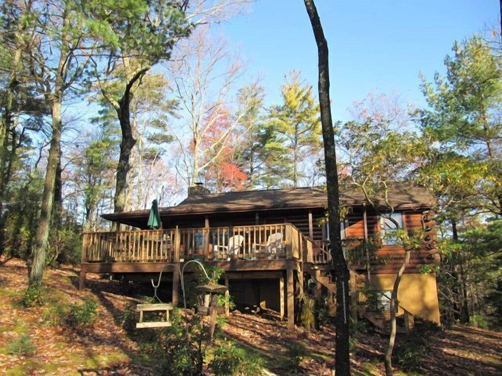 Schöne Blowing Rock Log Kabine mit spektakuläre Long Range View in Blue Ridge Parkway, Caldwell County
