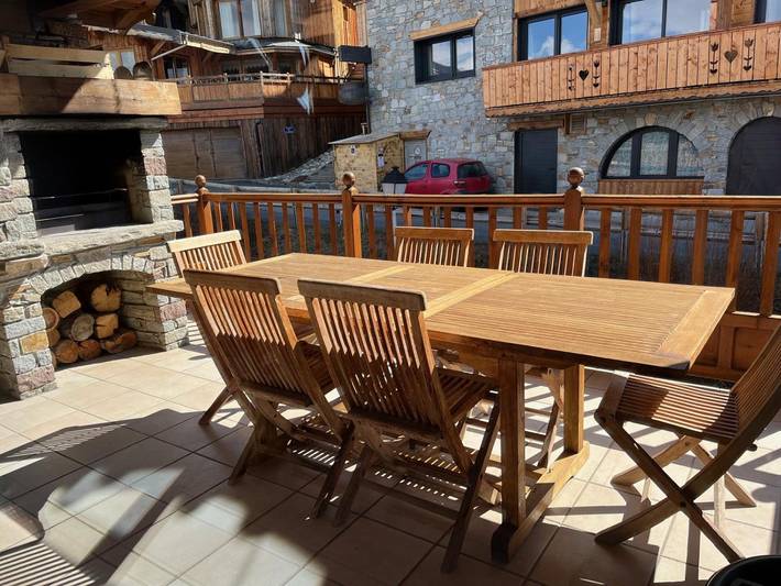 Chalet pour 14 personnes, avec balcon, animaux acceptés dans La Plagne - 4