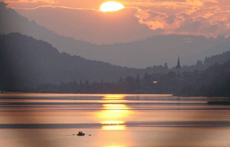 Ferienwohnung für 2 Personen, mit Garten und Ausblick sowie Sauna und Seeblick am Weissensee - 4