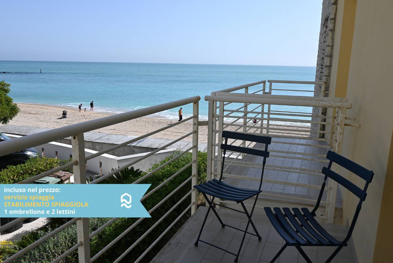 Appartamento intero, Sogni blu - Numana, bilocale fronte mare super accessoriato in La Spiaggiola (Numana), Numana
