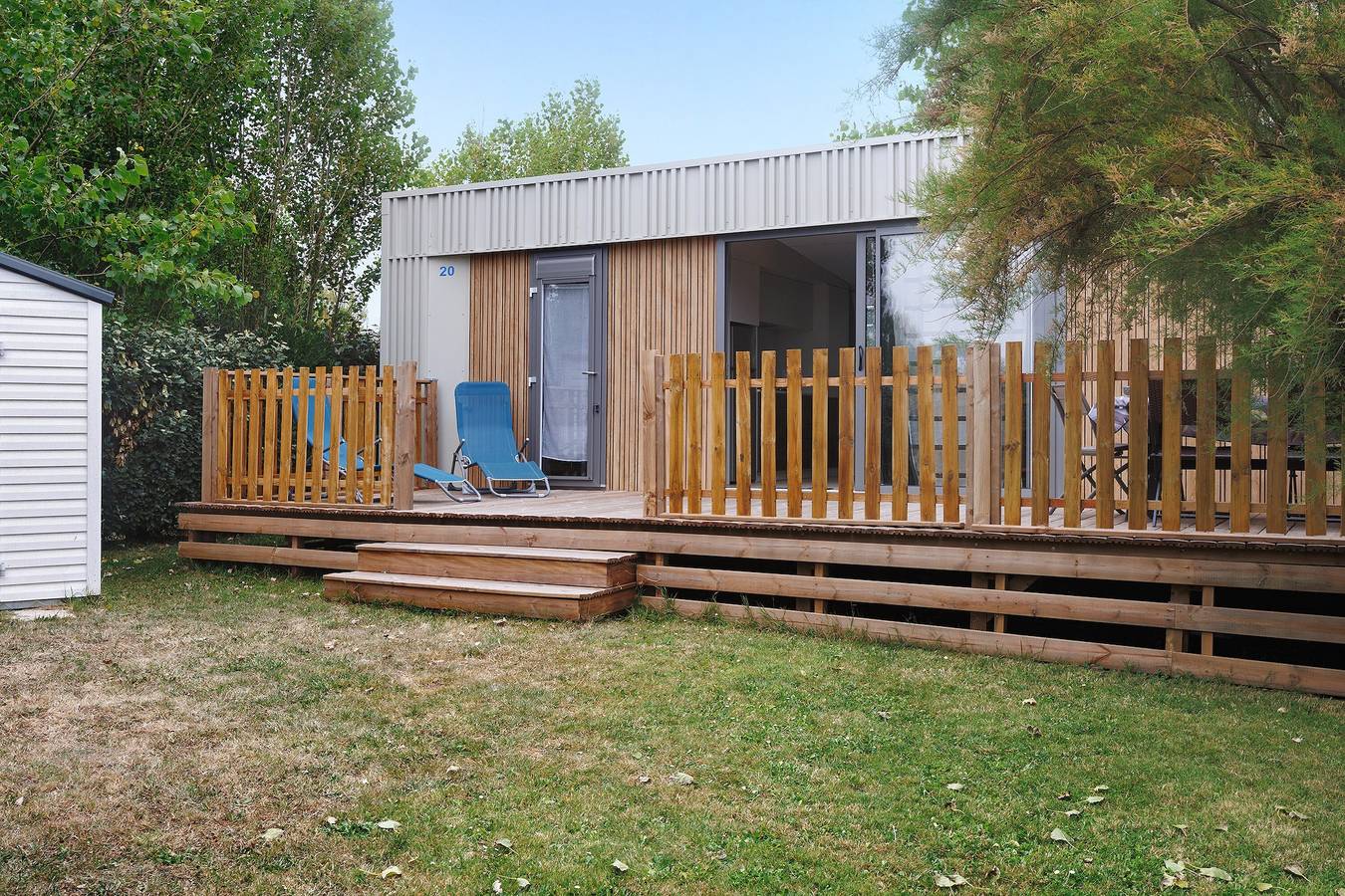 Cayola 20 – Moderner Mobilheim mit beheiztem, überdachtem Gemeinschaftspool in Château-d'Olonne, Les Sables-d'Olonne