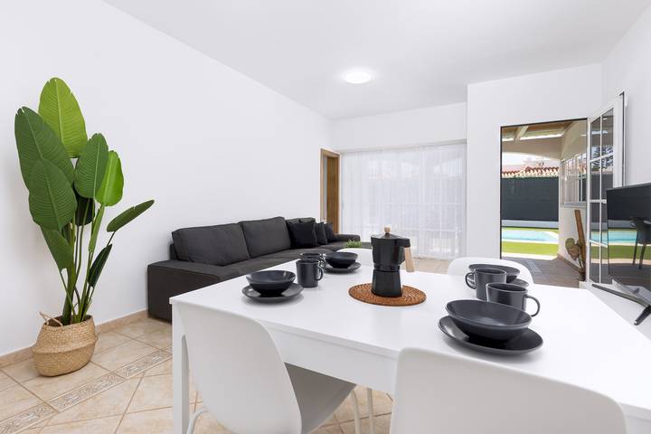 Casa rural para 8 personas, con jardín además de piscina y terraza en Antigua - 2