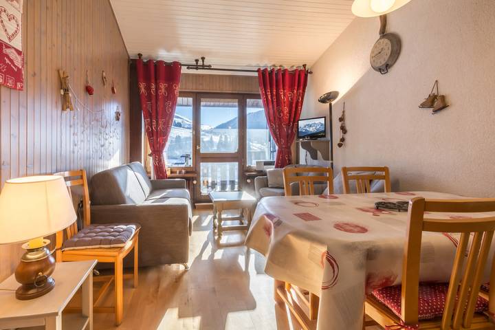 Appartement de vacances pour 6 personnes, avec balcon/terrasse à La Clusaz