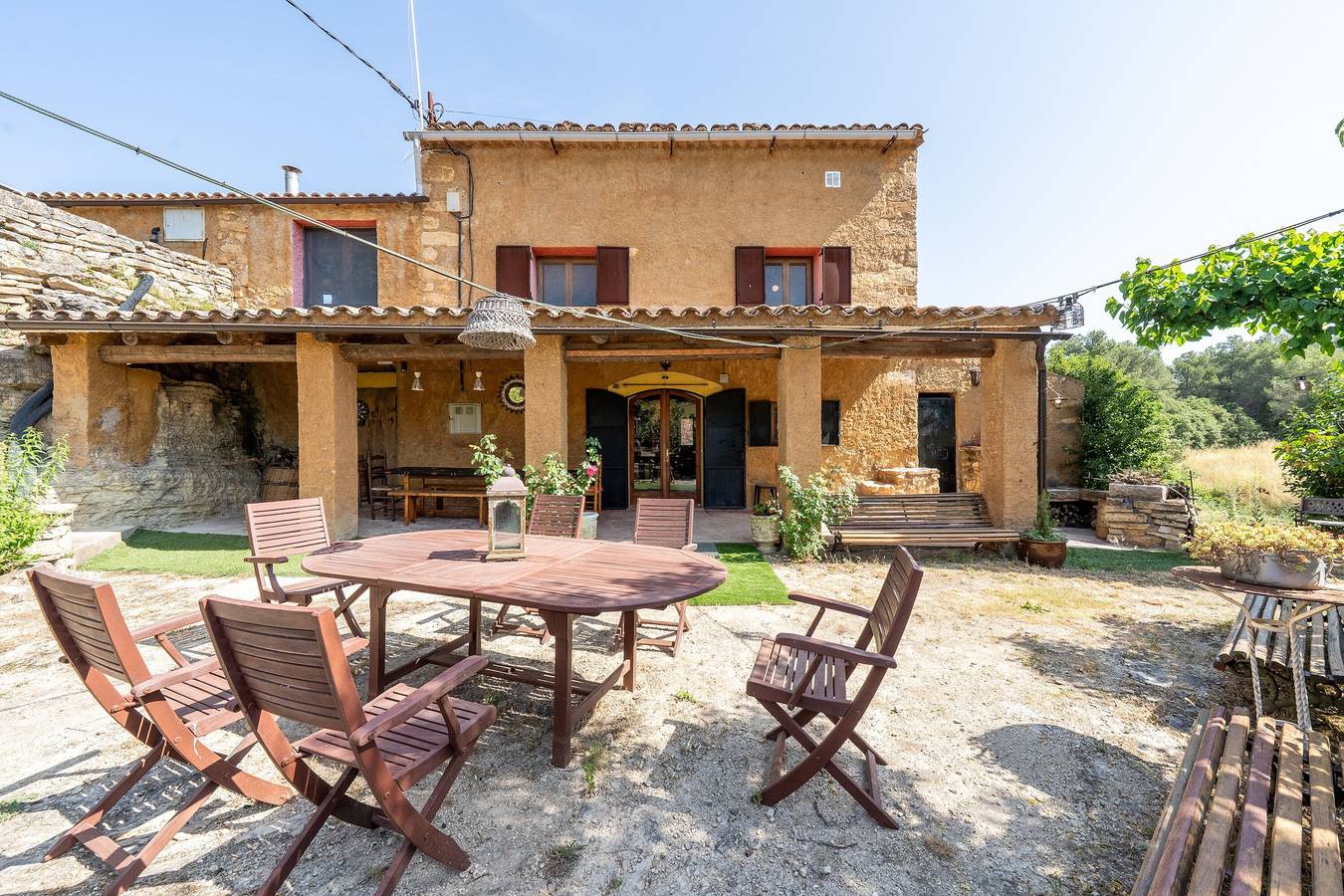Casa rural 'Caltiku' con vistas a la montaña, piscina privada y terraza privada in Querol, Alto Campo