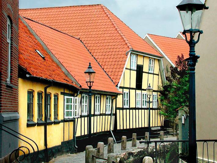 Ferienwohnung für 8 Personen, mit Sauna und Balkon, kinderfreundlich auf Fünen