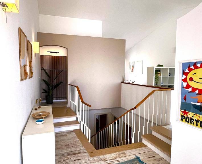 Ferienhaus für 7 Personen, mit Balkon und Terrasse sowie Garten und Ausblick in Nazaré - 4