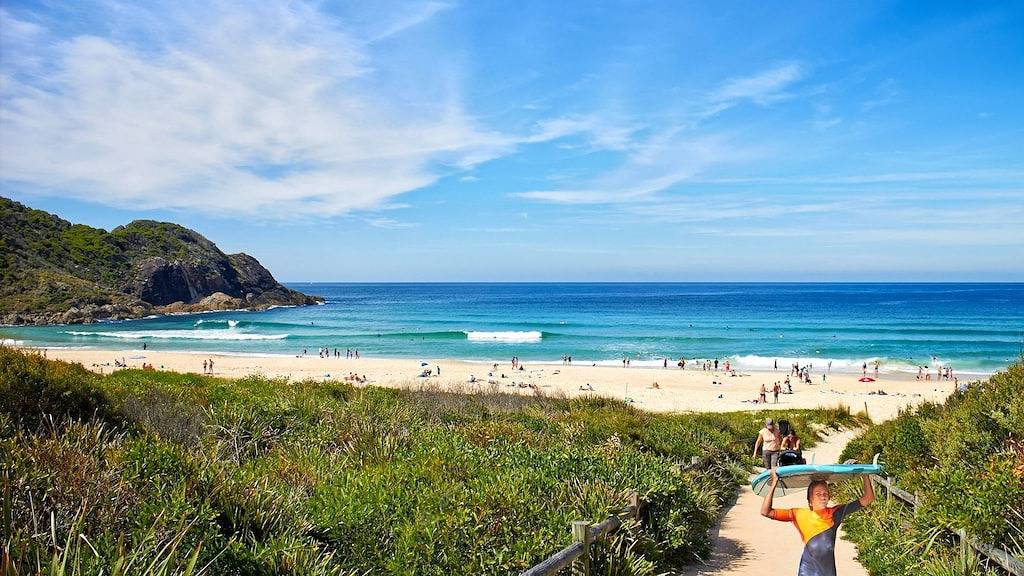 Ganze Wohnung, Mobys Beach House # 11 in Boomerang Beach, New South Wales