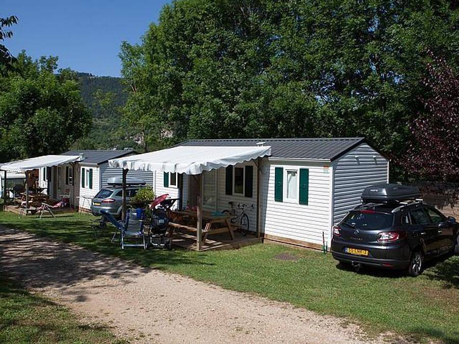 Camping Le Jardin des Cévennes - Mobile home 6 persons - Bermudes in Meyrueis, Cévennes
