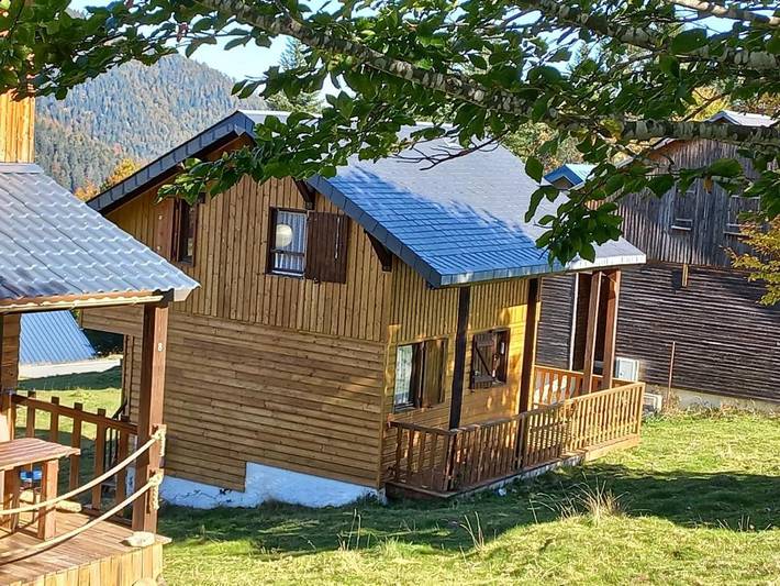 Chalet pour 6 personnes, avec terrasse et vue
