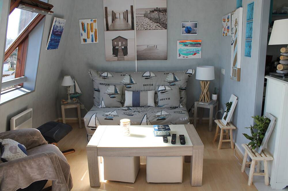 Appartement entier, Superbe Duplex Ensoleille Acces Direct Juno Beach in Saint-Aubin-sur-Mer (Calvados), Région de Caen