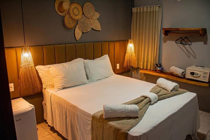 Pousadas para 4 pessoas, com piscina e jardim na Praia do Francês