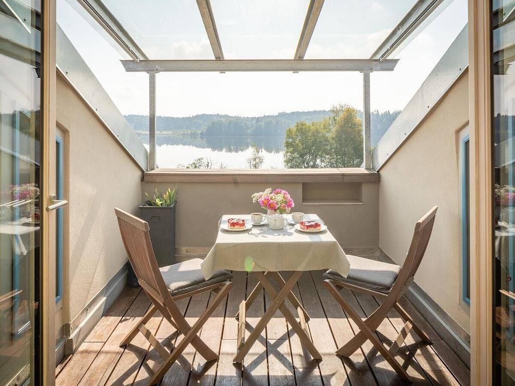 Loggia im Ferienhaus Lebensart-am-See in Bad Endorf, Chiemsee