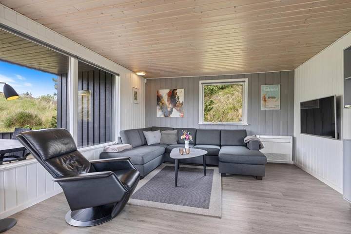 Ferienhaus mit Meerblick für 5 Personen, mit Terrasse und Balkon/Terrasse in Henne Strand - 2