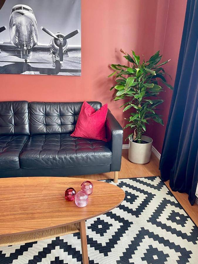 Ganze Wohnung, Sentral og fargerik bygårdsleilighet in Halden
