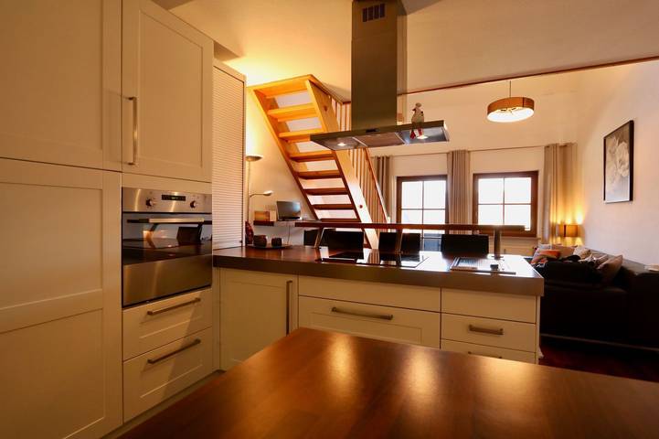Ferienwohnung für 4 Personen, mit Balkon und Balkon/Terrasse sowie Garten und Ausblick in Garmisch-Partenkirchen