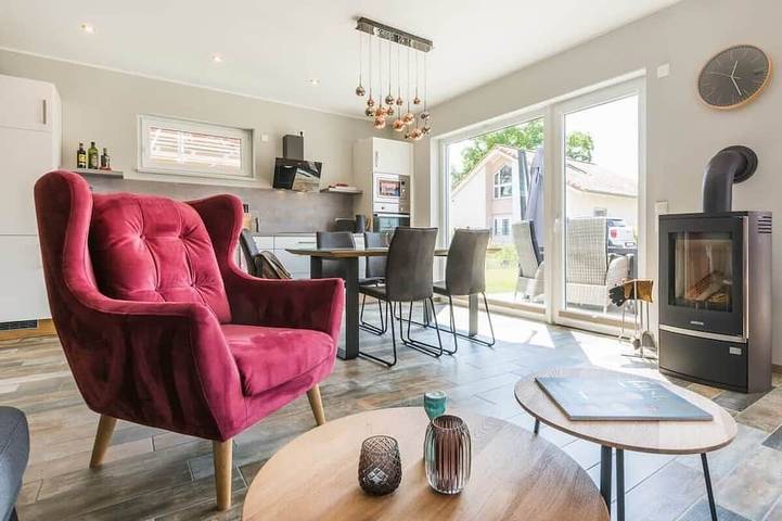 Ferienhaus für 4 Personen, mit Garten und Sauna sowie Terrasse - 1
