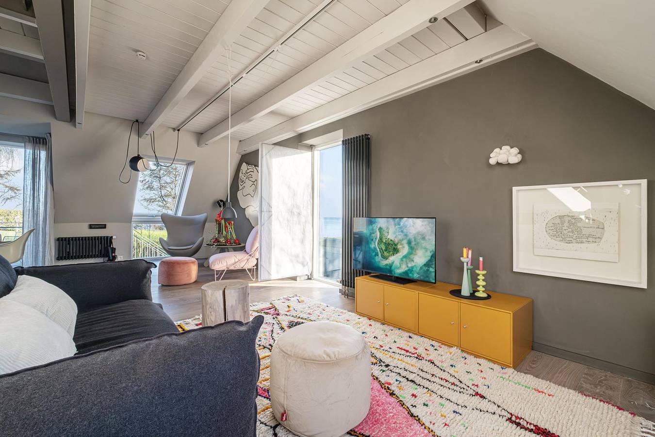 Lieblingsplatz am Meer - Ferienhaus Haifischsieben mit Meerblick, Kamin, Sauna in Holnis, Glücksburg