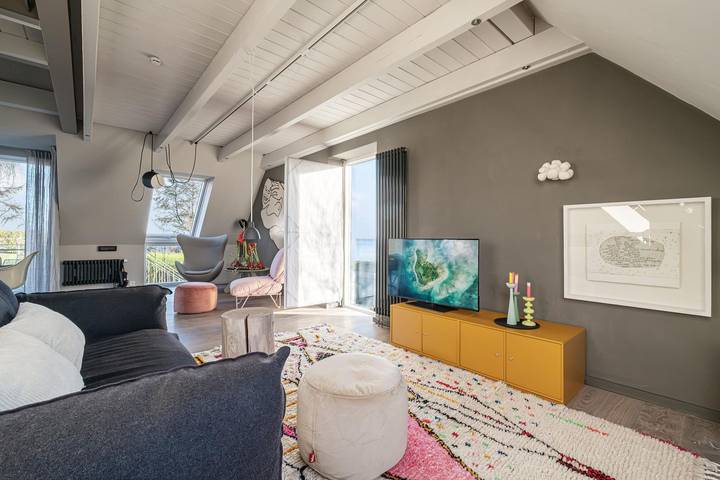Ferienhaus für 4 Personen, mit Balkon und Terrasse sowie Garten und Sauna