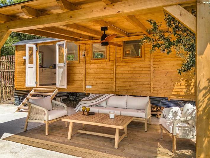 Albergue para 2 personas, con jardín y vistas además de piscina y terraza en Canillas de Aceituno - 4