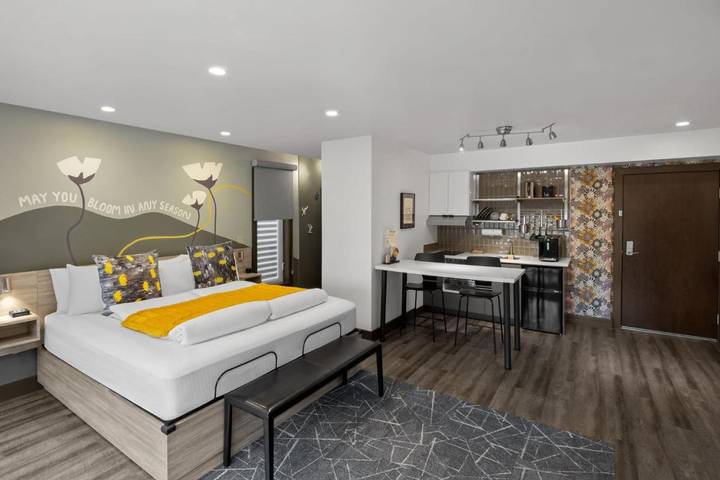 Apartamento para 6 personas, con vistas y terraza en Alaska