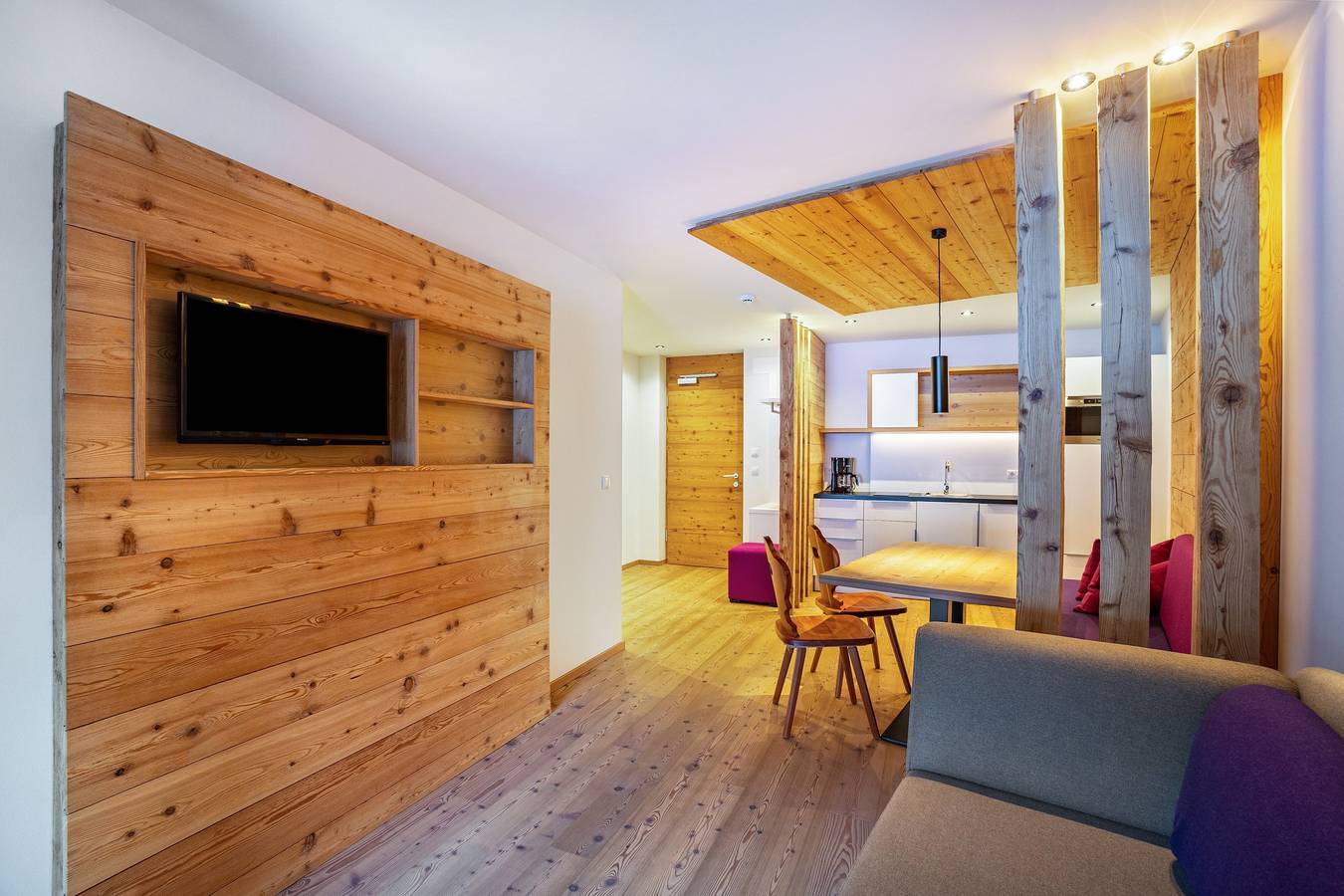 Hel lägenhet, Holiday Apartment "Stoana Apt 2-1" with Relaxing Wellness Area in San Giacomo, Ahrn-dalen