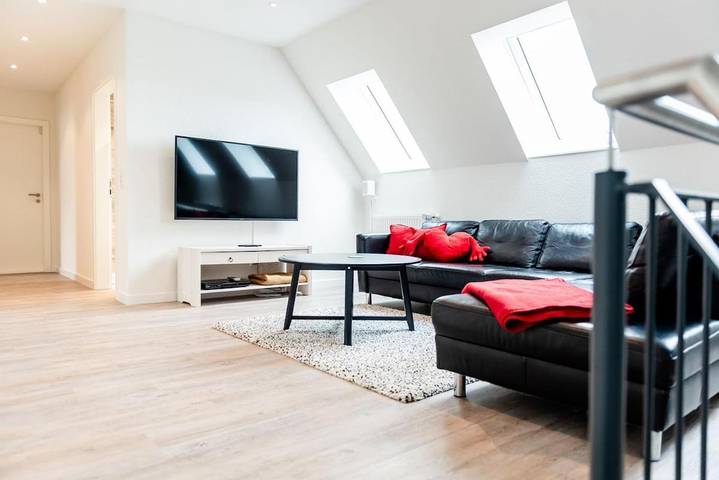 Ferienhaus für 6 Personen, mit Terrasse und Sauna sowie Ausblick in Leck