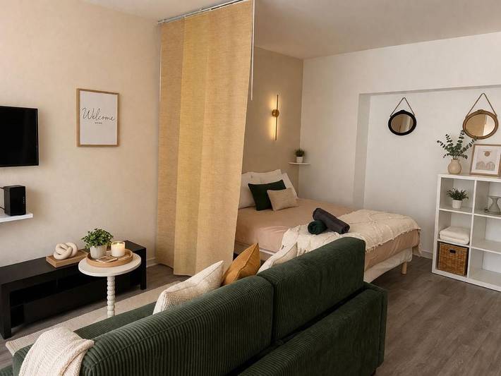 Appartement de vacances pour 4 personnes, avec jardin